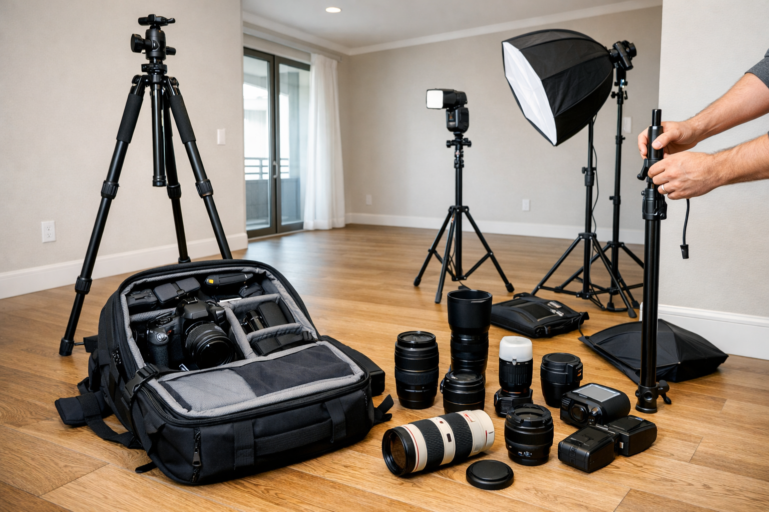 Cekim gunu ekipman ve mekan hazirligi