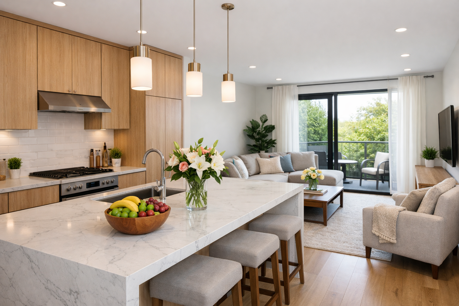 Aydinlik daire ic mekan fotografciligi ornegi