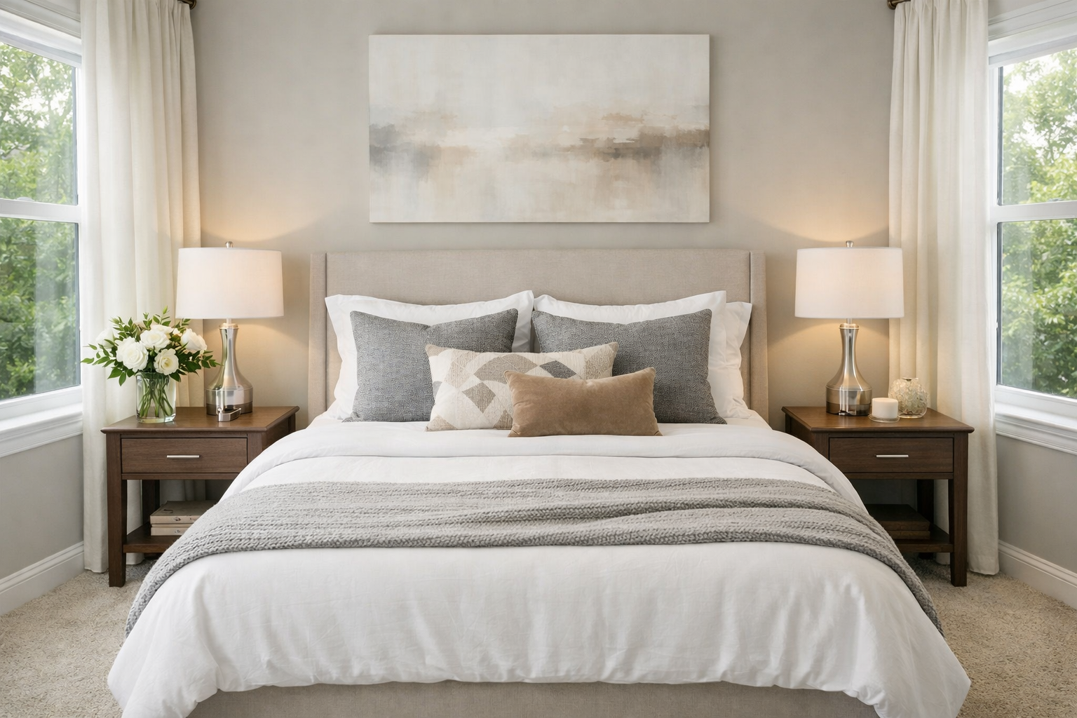 Cekim icin hazirlanan duzgun mekan gorunumu